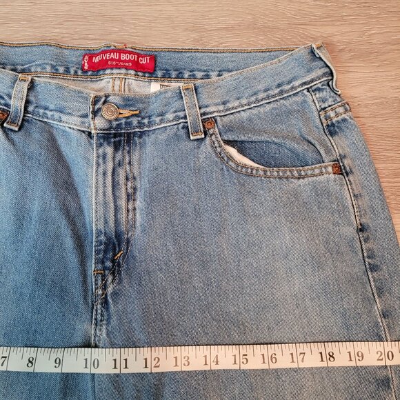 VTG Levi's Jeans 14 L Lower Rise 515 Nouveau Bootcut Light Wash Y2K Western - Picture 6 of 9